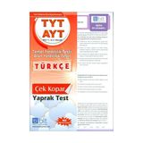 Bulut Eğitim ve Kültür Yayınları Eğitim TYT AYT Türkçe Çek Kopar Yaprak Test