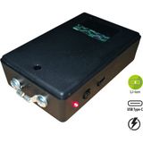 Bulut Elektronik20 El Feneri Taşınabilir Şarjlı Şok Kişisel Güvenlik Elektro Cihazı Şarjlı Koruma Aleti - Siyah