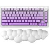 Bulut Şekilli Klavye Bilek Desteği Ergonomik & Konforlu Memory Foam Kaymaz Taban Bilek Yastığı