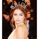 BulutRetail Bekarlığa Veda Kristal Taşlı Gümüş Bride Tacı
