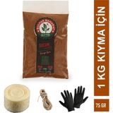 Bulvar Baharat Geleneksel Sucuk Yapım Seti 1 kg Kıyma Için (75G Sucuk Baharatı+1m Bağırsak+Bağlama Ipi+Eldiven) - 75 gr