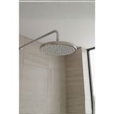 BUMAK Premium Krom Kaplama Yağmurlama Özellikli Slim Su Tasarruflu Lüks Yuvarlak Tepe Banyo Duş Başlığı