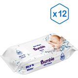BUMBLE WATER ISLAK MENDİL 60 YAPRAK 12'Lİ PAKET - ıslak mendil