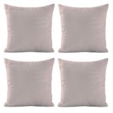 Bumedo Soho Kumaş Dekoratif Kırlent Yastık Kılıfı - 42 x 42 cm (4, Vizon)