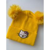 Bumelo Ponponlu Hello Kitty Çocuk Bere - 2- 9 Yaş - Sarı
