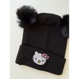 Bumelo Ponponlu Hello Kitty Çocuk Bere - 2- 9 Yaş - Siyah