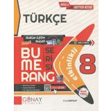 Bumerang Serisi - 8. Sınıf Etkinlikli Türkçe Soru Bankası - Akıllı Defter Kitap