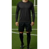 Bumerangspor Erkek Micro Polyester Uzun Kollu Futbol Içlik - Siyah