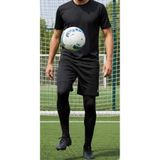 bumerangspor Futbol Forma Şort Altı Polyester Sporcu Uzun Tayt İçlik - Siyah