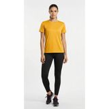 Bumerangspor Kadın Fitness Pilates Koşu Antrenman Yağmurdesen Polyester Kumaş Tişört - Sarı