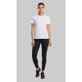 Bumerangspor Kadın Fitness Pilates Koşu Antrenman Yağmurdesen Polyester Kumaş Tişört - XL - Beyaz
