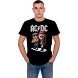 BUMETA Ac Dc Band Music Tişört T-Shirt - Siyah