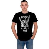 BUMETA Ac Dc Müzik Music Group Rock And Roll Heavy Metal Tişört T-Shirt - XL - Siyah