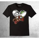 BUMETA Baby Yoda Star Wars Yıldız Savaşları Tişört Çocuk T-Shirt - 5 - 6 Yaş - Siyah