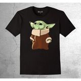 BUMETA Baby Yoda Star Wars Yıldız Savaşları Tişört Çocuk T-Shirt - 9 - 10 Yaş - Siyah