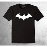 BUMETA Batman Logo Kara Şovalye Süper Kahraman Tişört Çocuk T-Shirt - 1 - 2 Yaş - Siyah