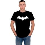 BUMETA Batman Logo Kara Şovalye Süper Kahraman Tişört T-Shirt - Siyah