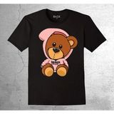 BUMETA Bear Yavru Oyuncak Ayı Justin Bieber Tişört Çocuk T-Shirt - 9 - 10 Yaş - Siyah