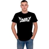 BUMETA Black Sabbitch Heavy Metal Müzik Music Tişört T-Shirt - 2XL - Siyah