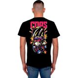 BUMETA Crops Kask Guns Player Fast Tişört T-Shirt - Siyah