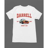 Bumeta Darrell Arabalar Cars Şimşek Mcqeen Unisex Tişört T-Shirt - Siyah