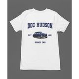 Bumeta Doc Hudson Arabalar Cars Şimşek Mcqeen Unisex Tişört T-Shirt - Siyah - 2XL