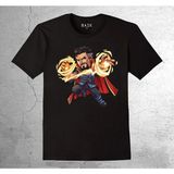 BUMETA Doktor Doctor Strange Süper Kahraman Tişört Çocuk T-Shirt - 9 - 10 Yaş - Siyah