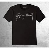 BUMETA Gazi Mustafa Kemal Imza Atatürk Tişört Çocuk T-Shirt - 7 - 8 Yaş - Siyah