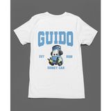 Bumeta Guido Arabalar Cars Şimşek Mcqeen Unisex Tişört T-Shirt - Siyah - XL