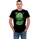BUMETA Hulk Gym Fitness Bodybuilding Kas Tişört T-Shirt - Siyah
