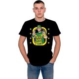 BUMETA John Cena Never Give Up American Güreşi Tişört T-Shirt - Siyah