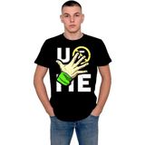 BUMETA John Cena Never Give Up American Güreşi Tişört T-Shirt - XL - Siyah