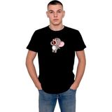BUMETA Junior Jerry Mouse Fare Bebek Fare Tişört T-Shirt - L - Siyah