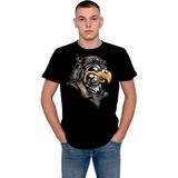 BUMETA Kartal Angry Eagle Bullet Kask Tişört T-Shirt - Siyah