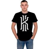BUMETA Kyrıe Andrew Irvıng Logo Basketbol Tişört T-Shirt - 2XL - Siyah