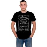 BUMETA LED Zeppelin Rock And Roll Music Tişört T-Shirt - Siyah