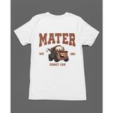 Bumeta Mater Arabalar Cars Şimşek Mcqeen Unisex Tişört T-Shirt - Siyah - XL