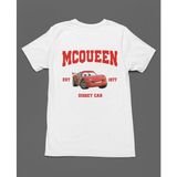 Bumeta Mcqueen Arabalar Cars Şimşek Mcqeen Unisex Tişört T-Shirt - Siyah