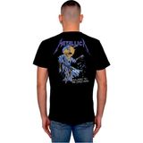 BUMETA Metallica Skull Kuru Kafa Tişört T-Shirt - 2XL - Siyah
