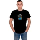 BUMETA Minions Pubg Kask Sniper Savaşçı Tişört T-Shirt - Siyah