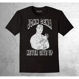 BUMETA Never Give Up John Cena Tişört Çocuk T-Shirt - 7 - 8 Yaş - Siyah