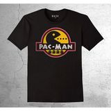 BUMETA Pac-Man Pacman Oyun Game Emoji Erkek Çocuk T-Shirt - 3 - 4 Yaş - Siyah