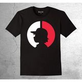 BUMETA Pokemon Ash Ketchum Kırmızı Top Tişört Çocuk T-Shirt - 1 - 2 Yaş - Siyah