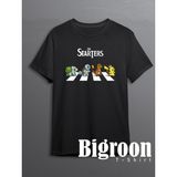 BUMETA Pokemon Pikachu Charizard Squirtle Bulbasaur Balbazar Tişört Unisex T-Shirt - Siyah - XL