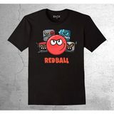 BUMETA Red Ball Game Redball Kırmızı Top Tişört Çocuk T-Shirt - 1 - 2 Yaş - Siyah