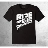BUMETA Ride Or Die Bisiklet Bicycle Tişört Çocuk T-Shirt - 7 - 8 Yaş - Siyah