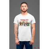 Bumeta Roblox All Karakter Characters Tişört T-Shirt - XS - Beyaz