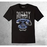 BUMETA Rotary Phone Vintage Classic Tişört Çocuk T-Shirt - 11 - 12 Yaş - Siyah