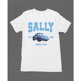 Bumeta Sally Arabalar Cars Şimşek Mcqeen Unisex Tişört T-Shirt - Siyah - 2XL