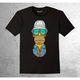 BUMETA Simpson Hacıyatmaz Summer Holiday Oyuncak Tişört Çocuk T-Shirt - 9 - 10 Yaş - Siyah